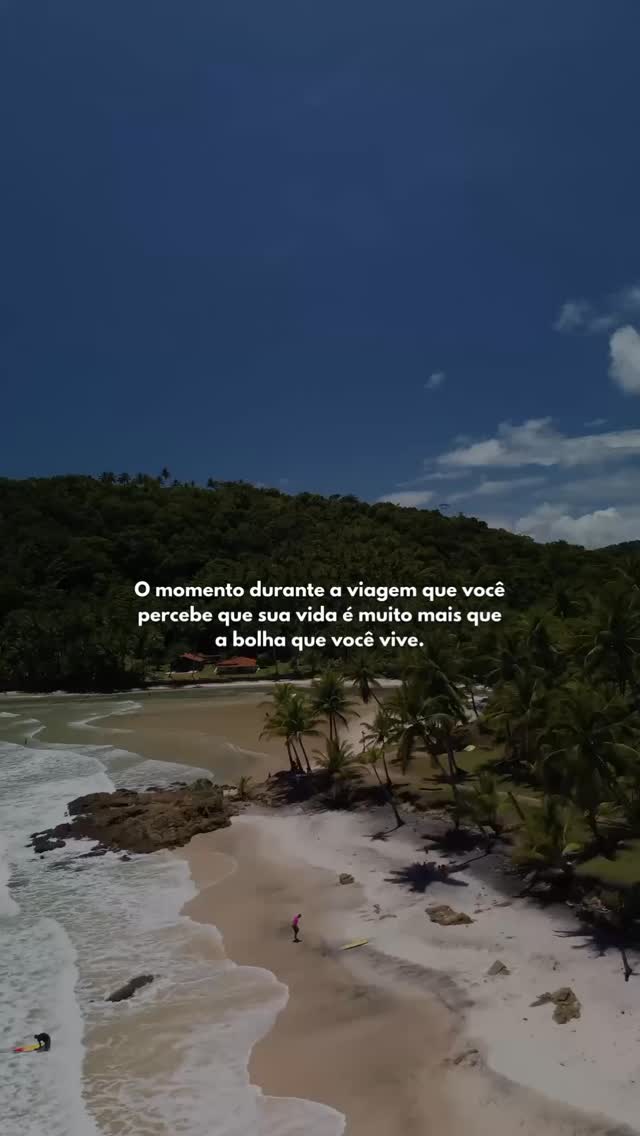 Viajar é a forma mais bonita de quebrar limites invisíveis. ✨