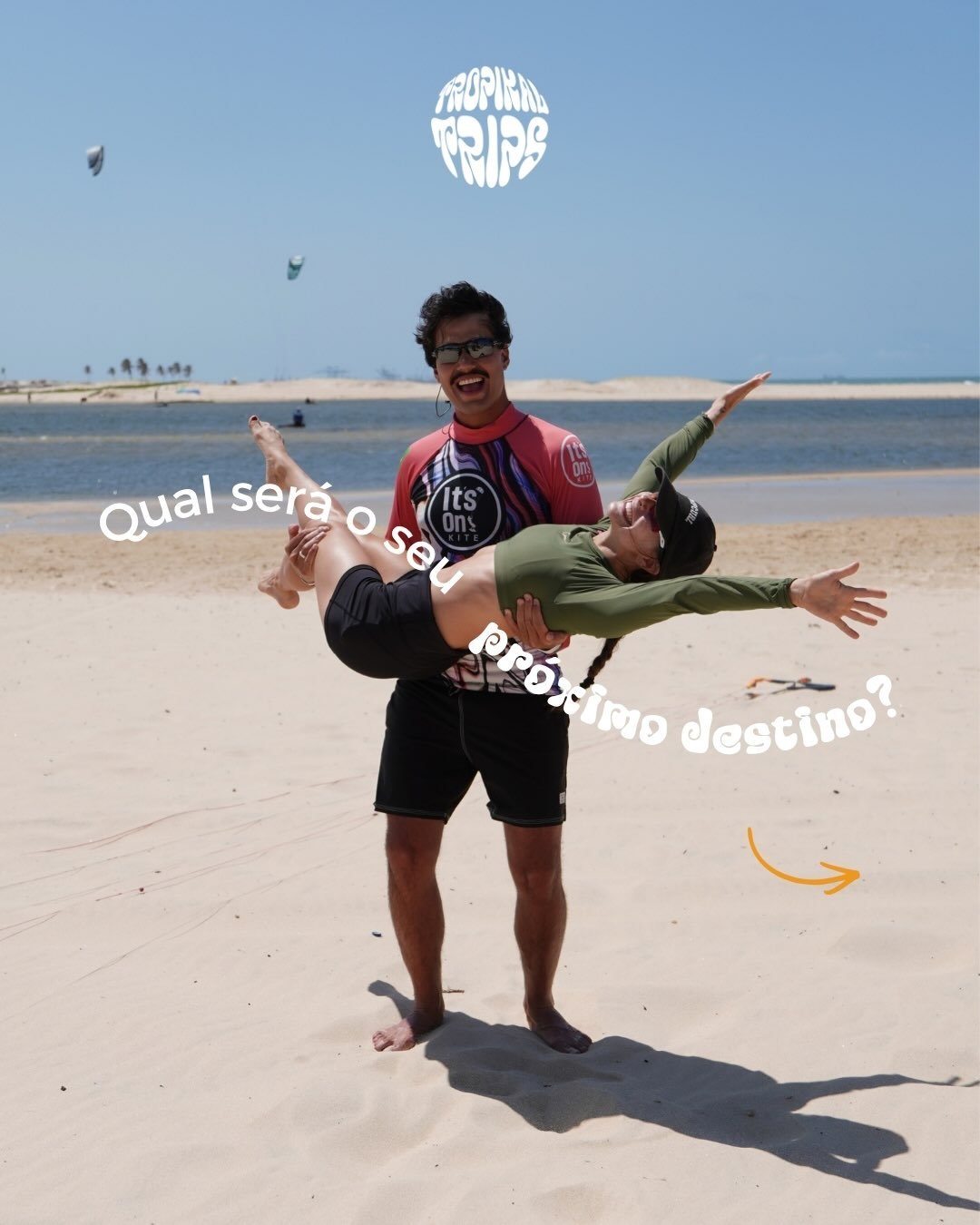 Arrasta pro lado pra conferir as próximas Tropikal Trips 🌴✈️

Chapada dos Veadeiros, Kite Trip Cumbuco e Réveillon na Praia do Rosa. Três destinos, três experiências e uma vontade: ir logo! 😂

Chama a gente pelo link do WhatsApp e garante sua vaga antes que elas acabem.

Bora que boraaa! 😎